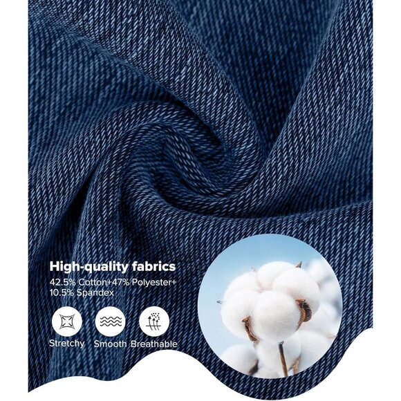 Women Skinny Jeans Stretchy High Waisted Denim Leggings with Pockets - Picture 6 of 6